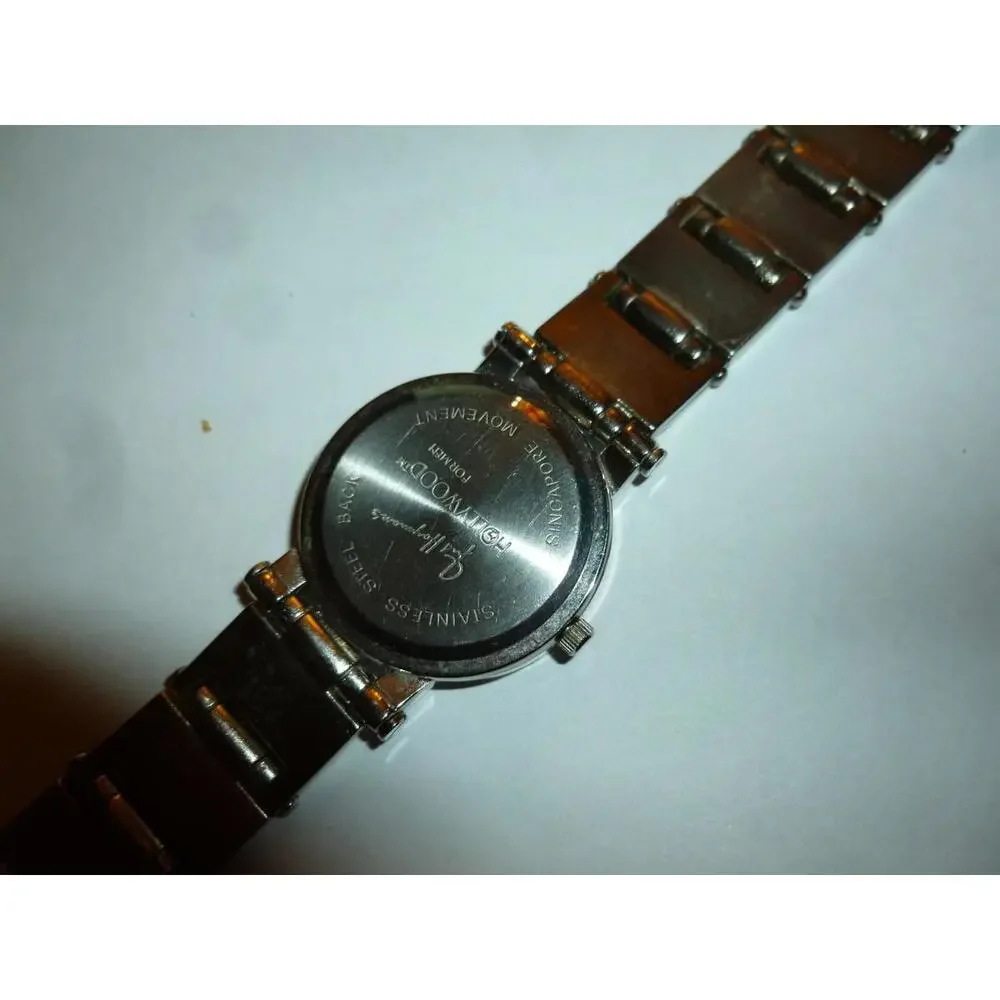 Hollywood Analog Wristwatch For Men Stainless Band‎ Quartz